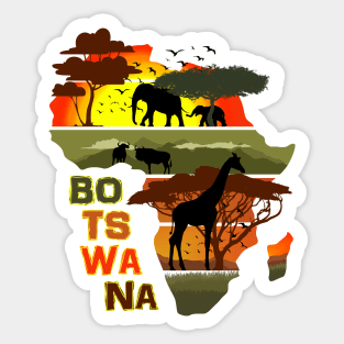 Botswana Sticker